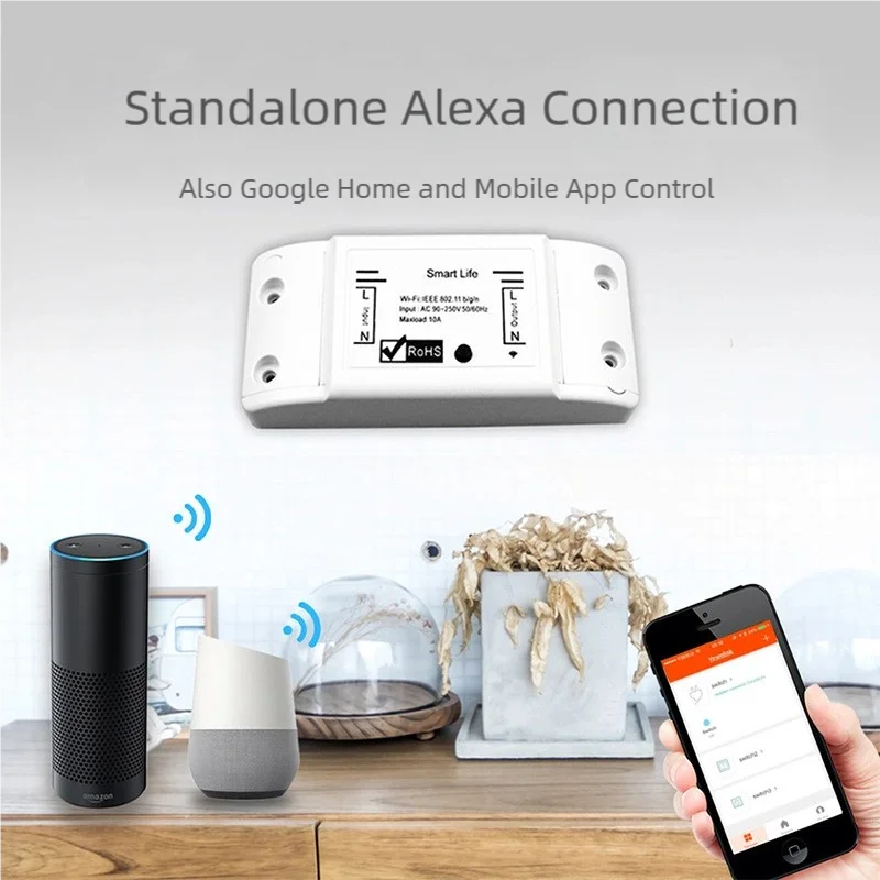 Bluetooth Smart Home Switch WIFI Tuya on/off APP Control Auto Curtains Circuit Breaker Timed Alexa Google Smart Switch Module
Bluetooth Smart Home Switch WIFI Tuya on/off APP Control Auto Curtains Circuit Breaker Timed Alexa Google Smart Switch Module