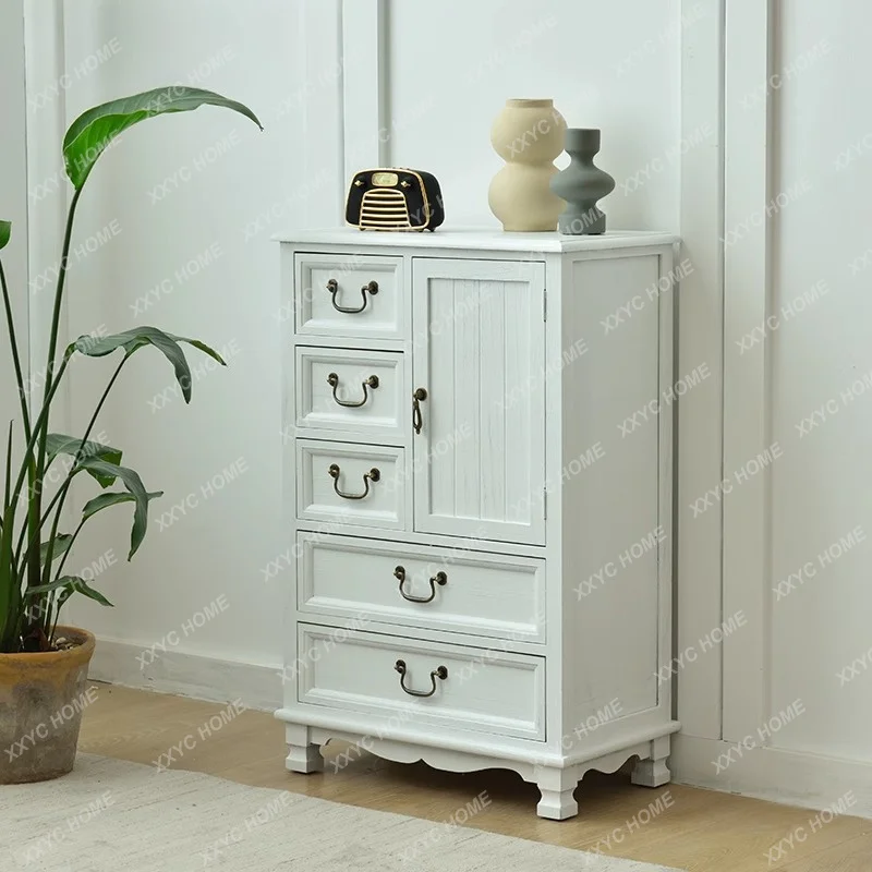 Poplar Wood 5-Drawer Cabinet Moisture-Resistant Retro Storage Unit with Smooth Gliding Drawers for Living Room/Bedroom
Poplar Wood 5-Drawer Cabinet Moisture-Resistant Retro Storage Unit with Smooth Gliding Drawers for Living Room/Bedroom
