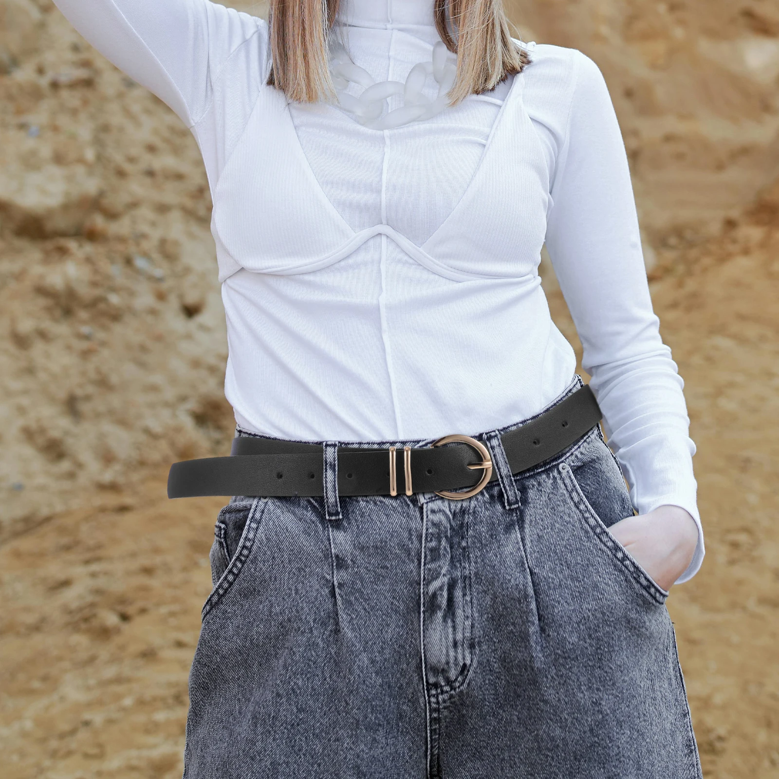 Chic Women For Jeans O Ring Buckle Pu Waist Belts Teen Girls School Uniforms Casual Dressy Outfits Everyday Wear Parties Stylish
Chic Women For Jeans O Ring Buckle Pu Waist Belts Teen Girls School Uniforms Casual Dressy Outfits Everyday Wear Parties Stylish