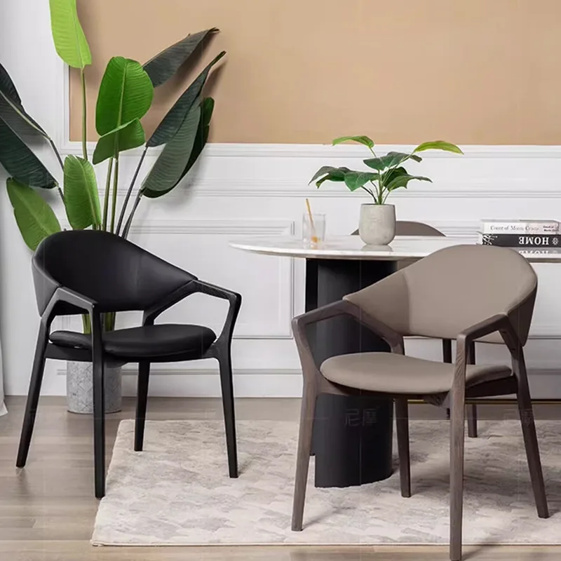 Customizable Nordic solid wood simple Italian light luxury comfortable backrest leisure chair
Customizable Nordic solid wood simple Italian light luxury comfortable backrest leisure chair