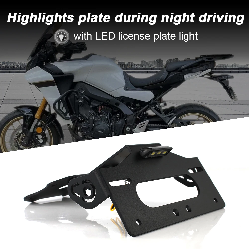 Motorcycle License Plate Holder Bracket For Yamaha Tracer 9 GT 2021-2025 Tracer 9 GT PLUS 2023-2024 Tail Tidy Fender Eliminator
Motorcycle License Plate Holder Bracket For Yamaha Tracer 9 GT 2021-2025 Tracer 9 GT PLUS 2023-2024 Tail Tidy Fender Eliminator