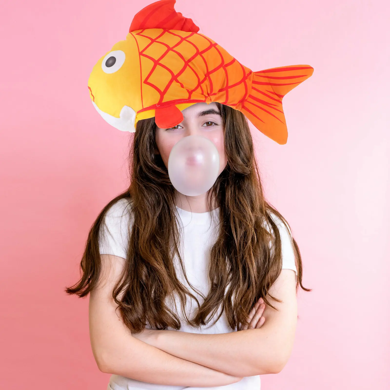 Marine Life Cartoon Koi Fish Headgear Soft Stuffed Animal Costume Hat for Halloween Christmas Cosplay Hat
Marine Life Cartoon Koi Fish Headgear Soft Stuffed Animal Costume Hat for Halloween Christmas Cosplay Hat