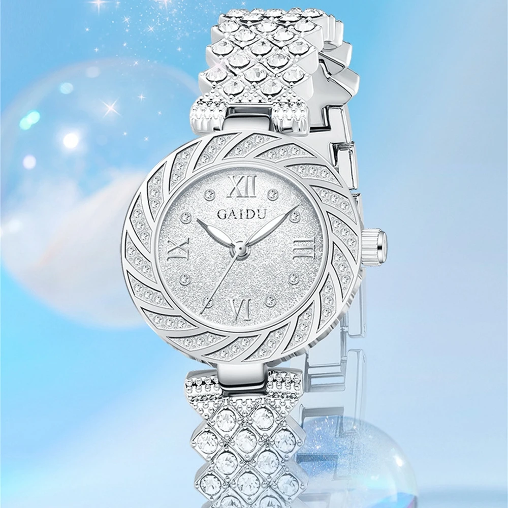 Women's 2025 Full Diamond Fashion Watches Luxury Style Classic Round Bracelet Ladies Quartz Watch For Woman Waterproof Explosive
Women's 2025 Full Diamond Fashion Watches Luxury Style Classic Round Bracelet Ladies Quartz Watch For Woman Waterproof Explosive