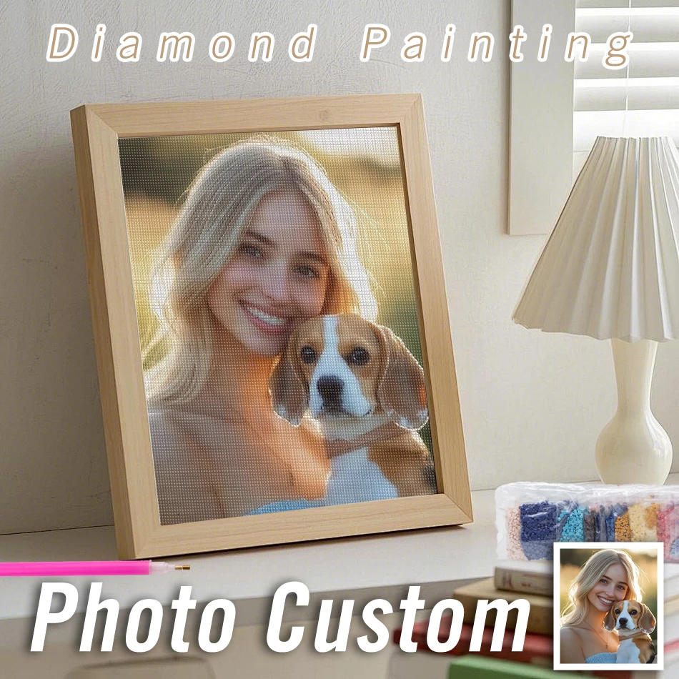 Photo Custom Diamond Painting Diamond Art Landscape Full Round Personalized Portrait Paint By Diamonds DIY Crafts Customized
Photo Custom Diamond Painting Diamond Art Landscape Full Round Personalized Portrait Paint By Diamonds DIY Crafts Customized