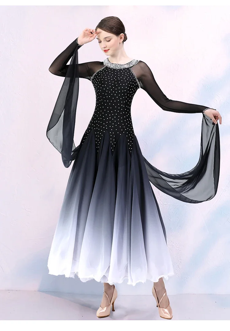 Customized Ballroom Dance Dress High-end Women's Competition Modern Dancewear Big Swing Party Waltz Stage Performance Clothes
Customized Ballroom Dance Dress High-end Women's Competition Modern Dancewear Big Swing Party Waltz Stage Performance Clothes