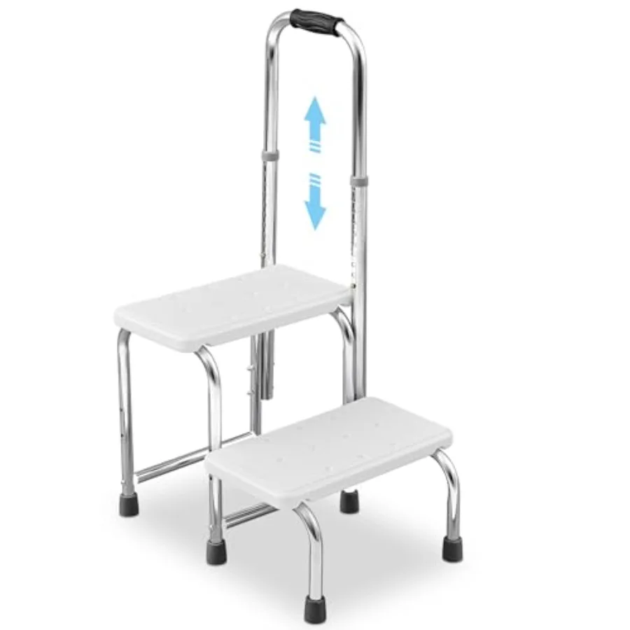 Adjustable Step Stool with Handle and Non Skid Platform 2 Steps Medical Foot Stool Multi Functional Step Ladder Heavy Duty Hold
Adjustable Step Stool with Handle and Non Skid Platform 2 Steps Medical Foot Stool Multi Functional Step Ladder Heavy Duty Hold
