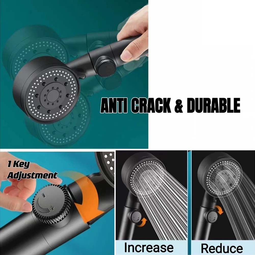 High Quality 5 Mode Adjustable High Pressure Shower Head Spray Handheld Water Saving For Water Heater Bathroom Tool Accessories
High Quality 5 Mode Adjustable High Pressure Shower Head Spray Handheld Water Saving For Water Heater Bathroom Tool Accessories