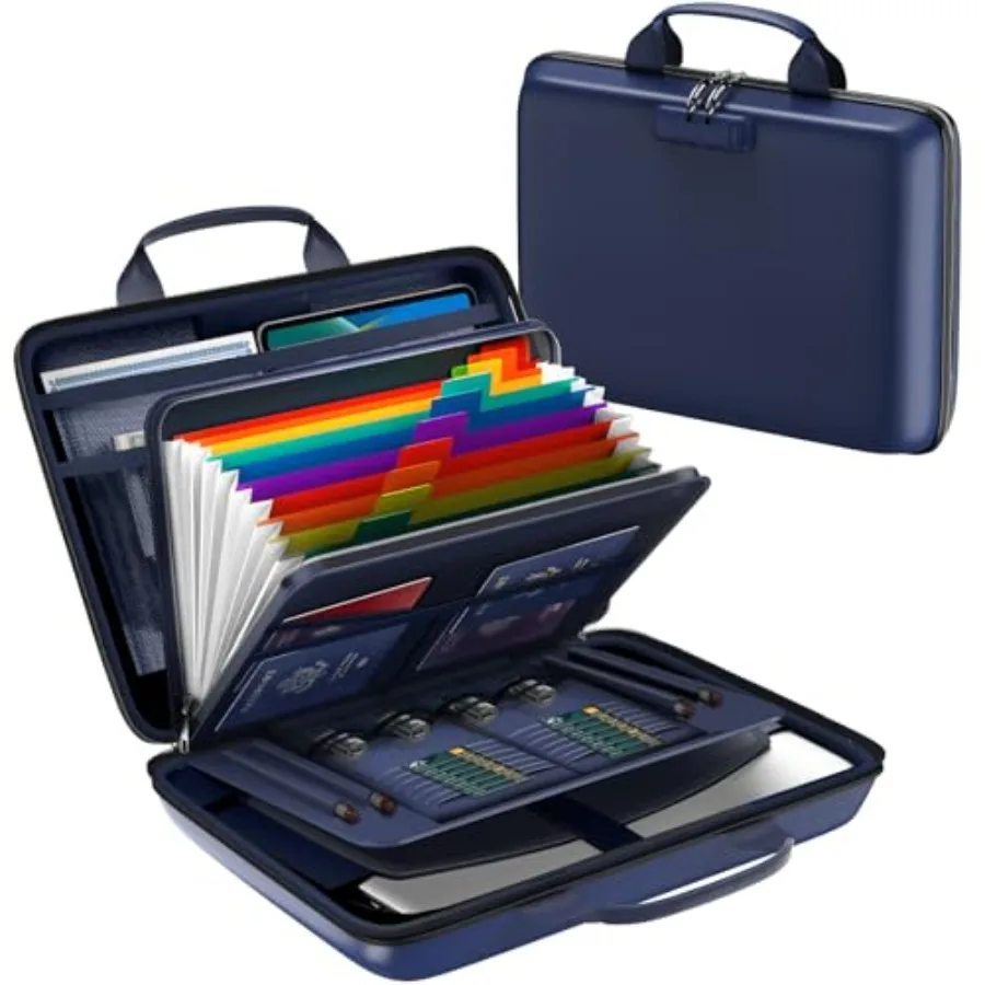 Fireproof Document Box Hard Case Fireproof File Organizer Box with Lock and 13 Pocket Accordion File Folder Portable Safe Box f
Fireproof Document Box Hard Case Fireproof File Organizer Box with Lock and 13 Pocket Accordion File Folder Portable Safe Box f