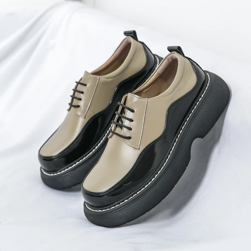 2025New Men Korea Leather Platform Oxfords Outdoor Casual Leather Business Shoes High Quality Lace-Up Formal Dress Office Shoes
2025New Men Korea Leather Platform Oxfords Outdoor Casual Leather Business Shoes High Quality Lace-Up Formal Dress Office Shoes