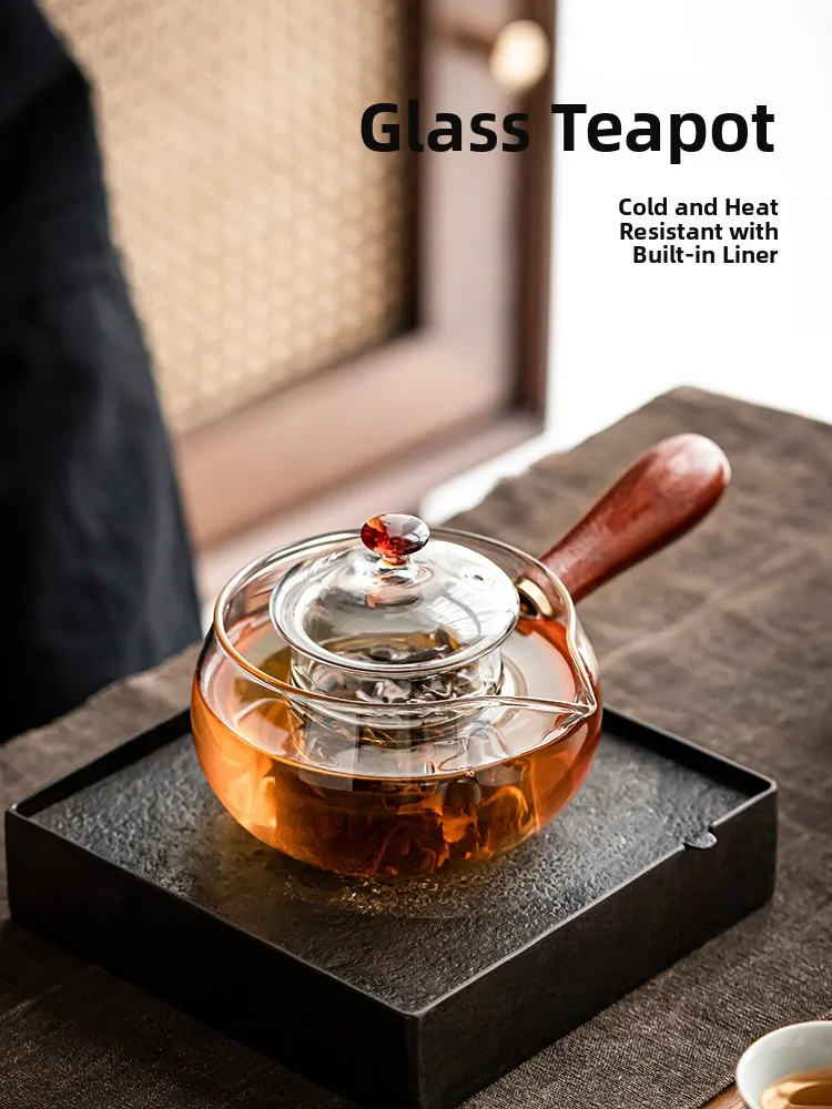 Glass Tea Pot for Brewing Small Qingkan Special Pu'er Tea Water Separation Cooking Device Elegant Cup Single Pot Tea Pot
Glass Tea Pot for Brewing Small Qingkan Special Pu'er Tea Water Separation Cooking Device Elegant Cup Single Pot Tea Pot