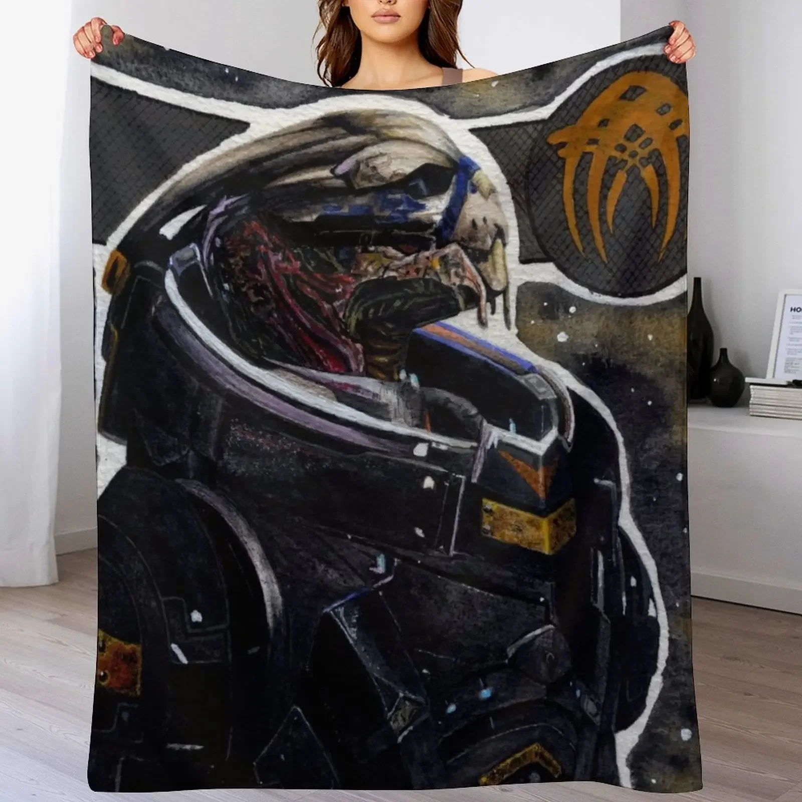 Mass Effect Garrus Throw Blanket Large heavy to sleep Decoratives Plush Blankets
Mass Effect Garrus Throw Blanket Large heavy to sleep Decoratives Plush Blankets