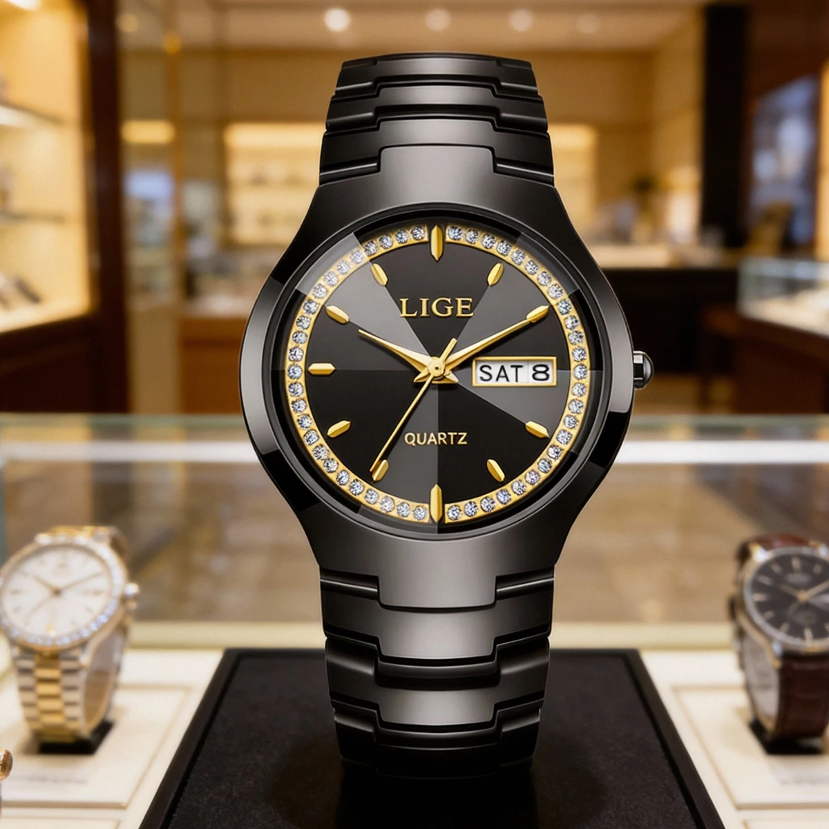 Новые роскошные женские часы LIGE, водонепроницаемые, из нержавеющей стали, светящиеся, с датой, простые повседневные женские кварцевые часы
Новые роскошные женские часы LIGE, водонепроницаемые, из нержавеющей стали, светящиеся, с датой, простые повседневные женские кварцевые часы