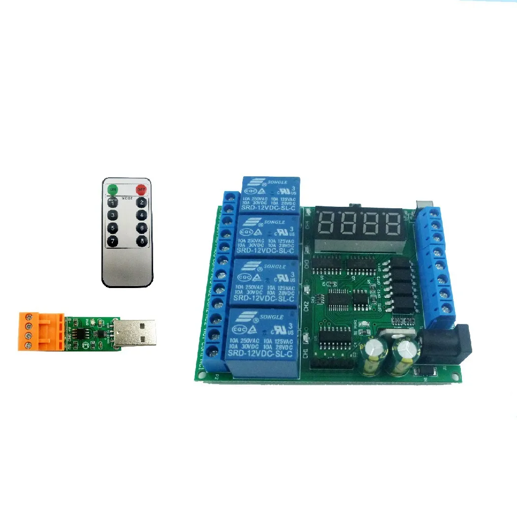 DC12V MCU N76E003 MCU Development Board MS51FB9AE Digital Tube LED Relay Module for Time Delay Relay Simple PLC RS485
DC12V MCU N76E003 MCU Development Board MS51FB9AE Digital Tube LED Relay Module for Time Delay Relay Simple PLC RS485