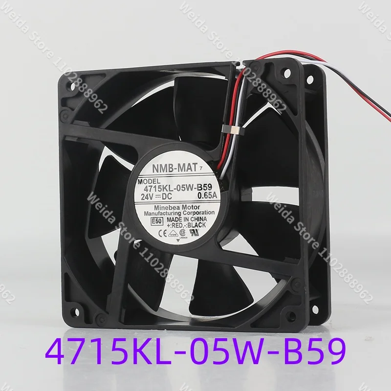 Original NMB 4715KL-05W-B59 12038 24V 0.65A 12CM high air volume inverter three wire fan
Original NMB 4715KL-05W-B59 12038 24V 0.65A 12CM high air volume inverter three wire fan