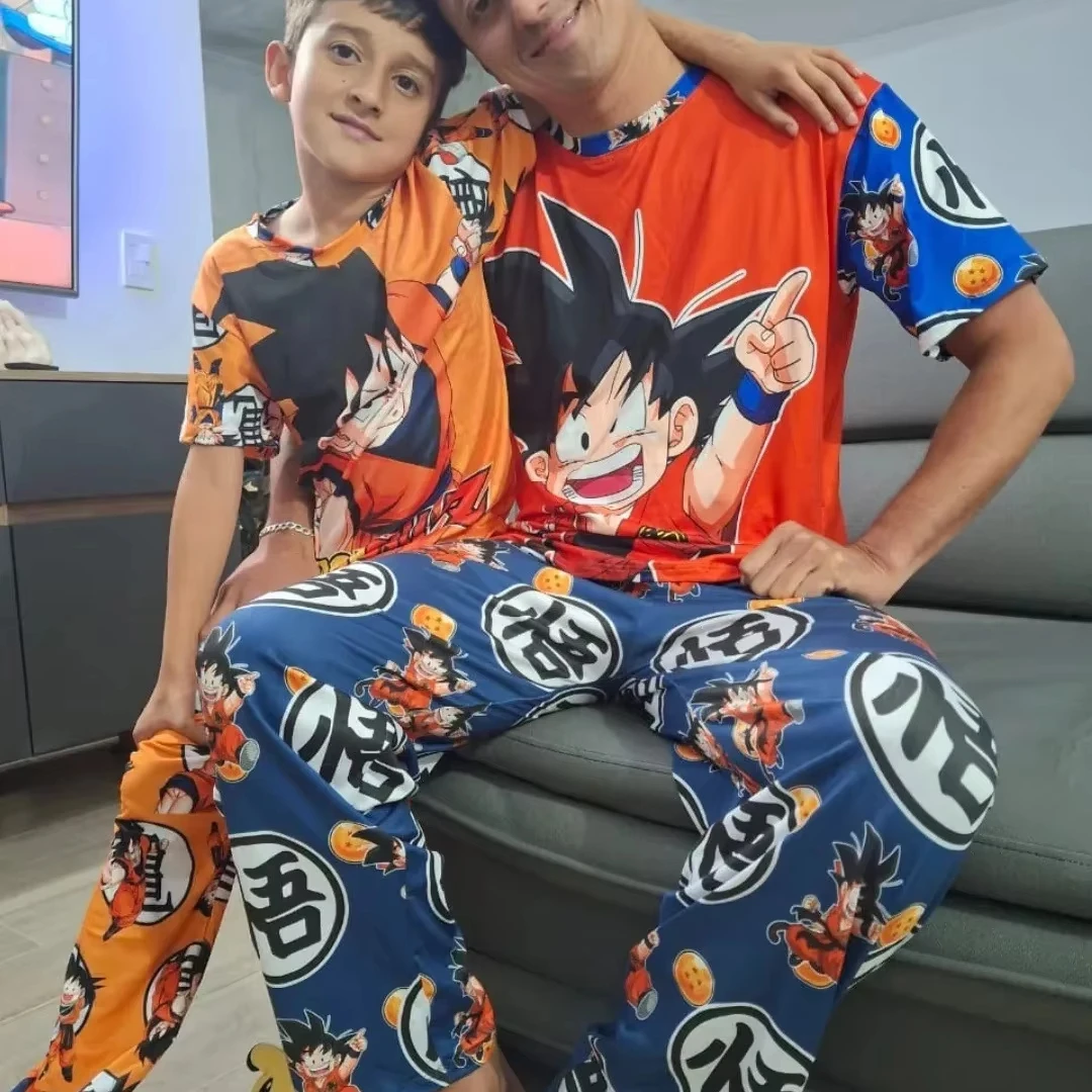 2026 New Dragon Ball Kid Goku Print Family Matching Pajamas Set Men Kids Short Sleeve Top & Long Pants Anime Sleepwear Outfit
2026 New Dragon Ball Kid Goku Print Family Matching Pajamas Set Men Kids Short Sleeve Top & Long Pants Anime Sleepwear Outfit