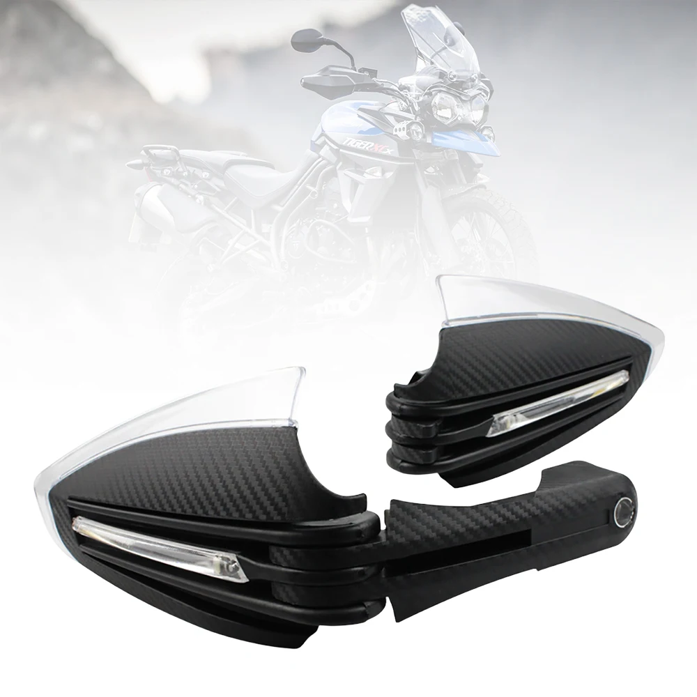 For Triumph tiger 800 1200 trident 660 22mm Windproof Hand Guards Motorcycle Handgrip Protection Covers with LED Turn Signal
For Triumph tiger 800 1200 trident 660 22mm Windproof Hand Guards Motorcycle Handgrip Protection Covers with LED Turn Signal