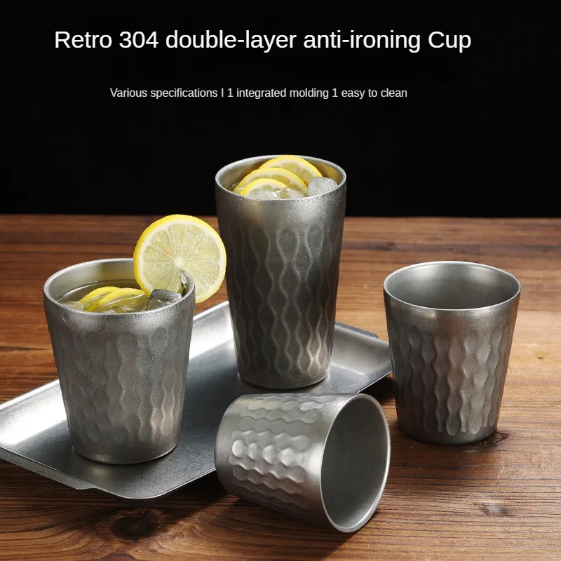Vintage stainless steel beer cup, Korean diamond patterned vintage beverage, nostalgic cold drink cup
Vintage stainless steel beer cup, Korean diamond patterned vintage beverage, nostalgic cold drink cup