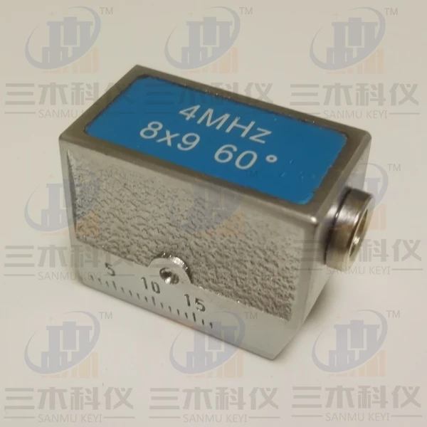 Ultrasonic Sensor 4MHz 8 × 9 60 ° Ultrasonic Angle Probe Ultrasonic Flaw Detector Probe
Ultrasonic Sensor 4MHz 8 × 9 60 ° Ultrasonic Angle Probe Ultrasonic Flaw Detector Probe