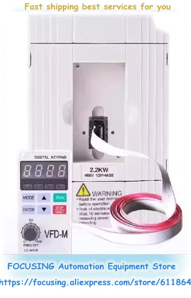 Новый оригинальный преобразователь частоты VFD022M21A, 1 фаза, 220 В, 2,2 кВт, 3 л.с., 10 А, 400 Гц, VFD-M, инвертор, привод двигателя переменного тока
Новый оригинальный преобразователь частоты VFD022M21A, 1 фаза, 220 В, 2,2 кВт, 3 л.с., 10 А, 400 Гц, VFD-M, инвертор, привод двигателя переменного тока