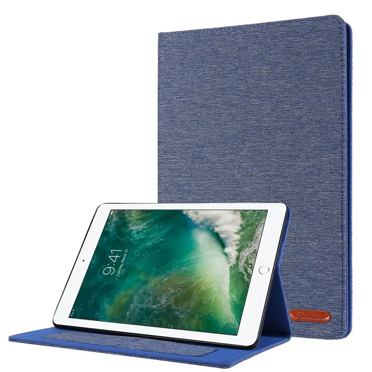 Cloth Texture Card Slots Stand Leather Flip Case for iPad 10.2 (2021)/(2020)/(2019) - Blue
Cloth Texture Card Slots Stand Leather Flip Case for iPad 10.2 (2021)/(2020)/(2019) - Blue