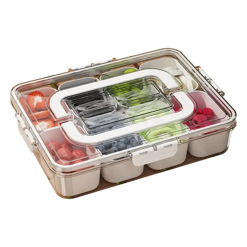KYCOR-Multi-Compartment Food Storage Box Food Box Container Transparent Refrigerator Finisher Plastic Food Storage
KYCOR-Multi-Compartment Food Storage Box Food Box Container Transparent Refrigerator Finisher Plastic Food Storage