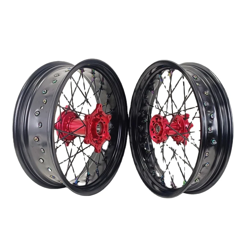 Fit CR 125/250R CRF 250/450/250R/450R/250X/450X 16/17 Wheel Set Motorcycle Supermoto Wheels
Fit CR 125/250R CRF 250/450/250R/450R/250X/450X 16/17 Wheel Set Motorcycle Supermoto Wheels