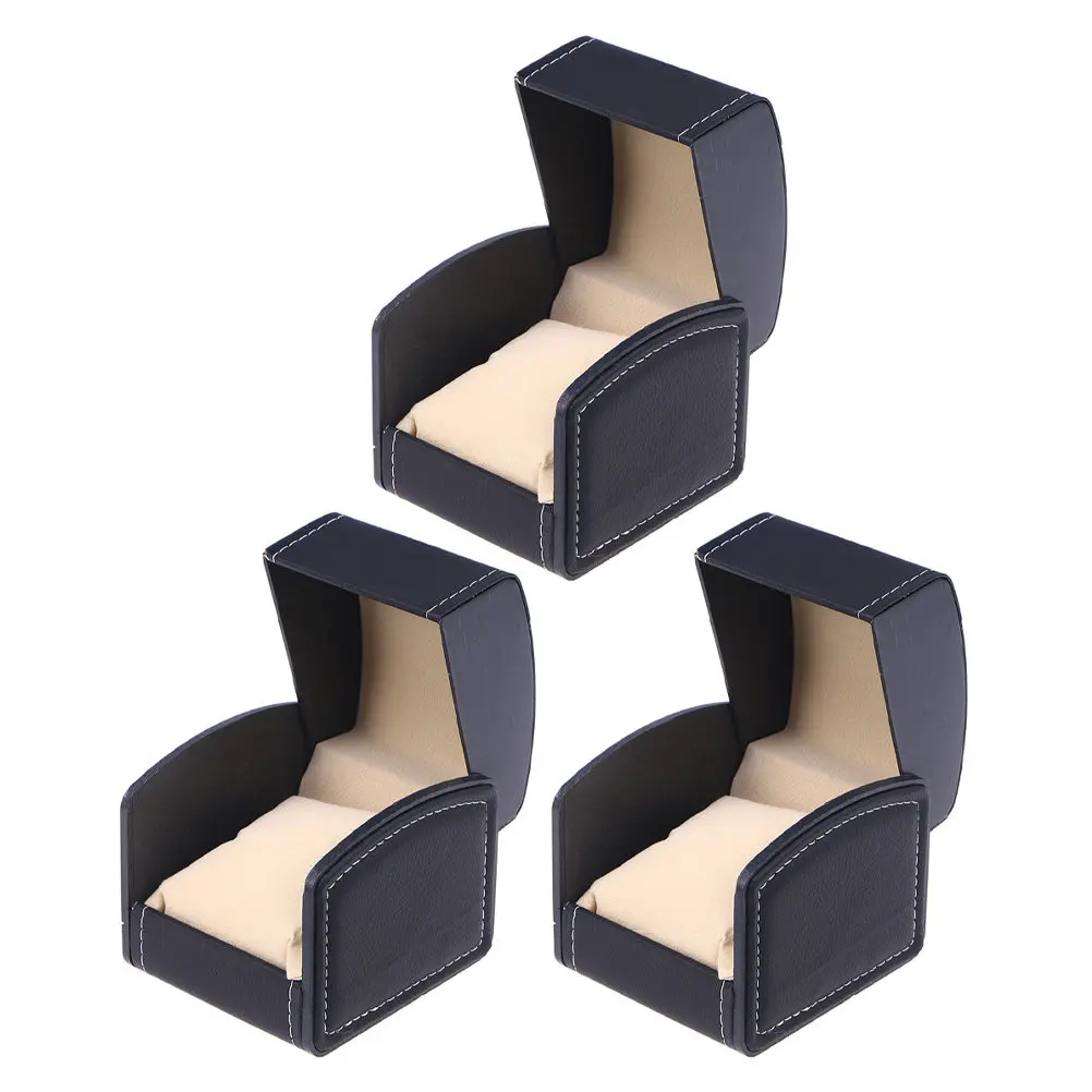 3Pcs Gift Box PU Watch Case Anti-Vibration Portable Watch Organizer Simple Style Display Box Jewelry Storage Dustproof
3Pcs Gift Box PU Watch Case Anti-Vibration Portable Watch Organizer Simple Style Display Box Jewelry Storage Dustproof