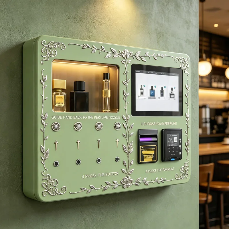 Smart Perfume Tester Kiosk Automatic Fragrance Sampling Machine for Beauty Store Retail Wholesale Customized
Smart Perfume Tester Kiosk Automatic Fragrance Sampling Machine for Beauty Store Retail Wholesale Customized