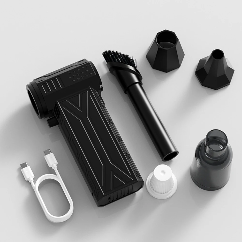 130000rpm Air Blower Turbo Jet Fan Brushless Motor Rechargeable Electric Air Duster 55M/S Turbo Violent Blower PC Car Cleaning
130000rpm Air Blower Turbo Jet Fan Brushless Motor Rechargeable Electric Air Duster 55M/S Turbo Violent Blower PC Car Cleaning