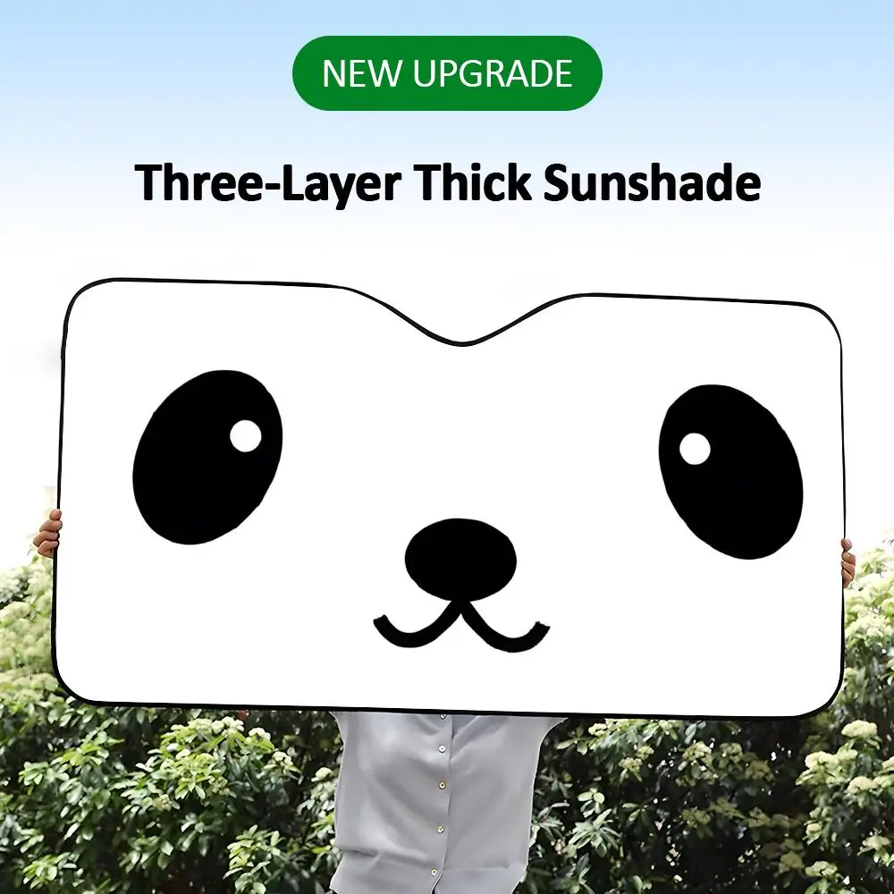 Adorable Cartoon Animal Funny Cute Eyes Sun Visor Daily Car Sun Visor Aluminum Foil Heat Insulation UV Protection
Adorable Cartoon Animal Funny Cute Eyes Sun Visor Daily Car Sun Visor Aluminum Foil Heat Insulation UV Protection