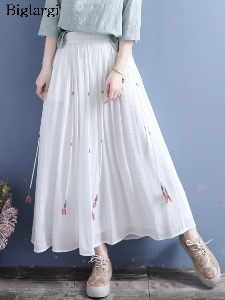 Oversized Spring Summer Skirt Women Elastic High Waist Fashion Fringe Ladies Skirts A-Line Loose Ruffle Pleated Woman Skirt
Oversized Spring Summer Skirt Women Elastic High Waist Fashion Fringe Ladies Skirts A-Line Loose Ruffle Pleated Woman Skirt