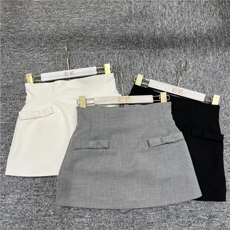 High Waist A-Line Skirt Women's Spring Summer New Style Suit Anti-Light Knot Pure Color Bodycon Skirt
High Waist A-Line Skirt Women's Spring Summer New Style Suit Anti-Light Knot Pure Color Bodycon Skirt
