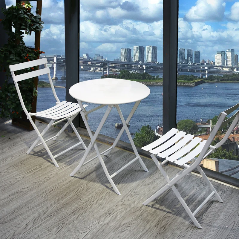 Camping Folding Balcony Small Table and Chair Creative Luxury Simple Iron Outdoor Salon De Jardin Garden Furniture Sets WK50HY
Camping Folding Balcony Small Table and Chair Creative Luxury Simple Iron Outdoor Salon De Jardin Garden Furniture Sets WK50HY
