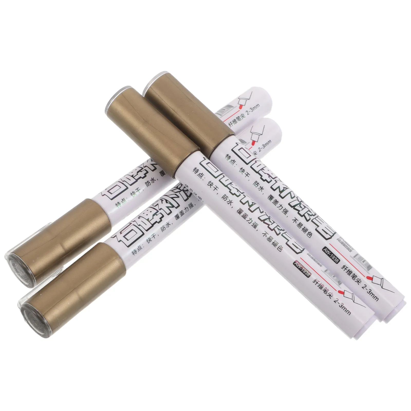 4Pcs Stone Lettering Paint Pen Gold Metallic Oil Based Permanent Marker for Cemetery Memorial Rock Concrete Outdoor Engraving
4Pcs Stone Lettering Paint Pen Gold Metallic Oil Based Permanent Marker for Cemetery Memorial Rock Concrete Outdoor Engraving