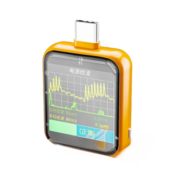 Type C USB Tester with 2.5D Tempered Glass Screen Voltage Current Power Monitoring Up to 50V 12A Portable Design
Type C USB Tester with 2.5D Tempered Glass Screen Voltage Current Power Monitoring Up to 50V 12A Portable Design