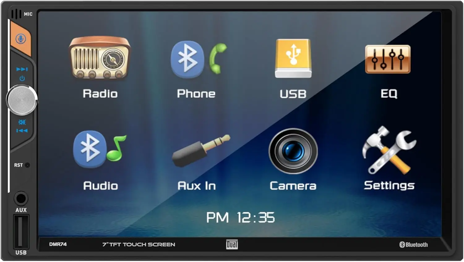 7-inch LED Car Stereo Radio with Bluetooth, Backup Camera, USB Charge, Push to Talk – Double DIN
7-inch LED Car Stereo Radio with Bluetooth, Backup Camera, USB Charge, Push to Talk – Double DIN