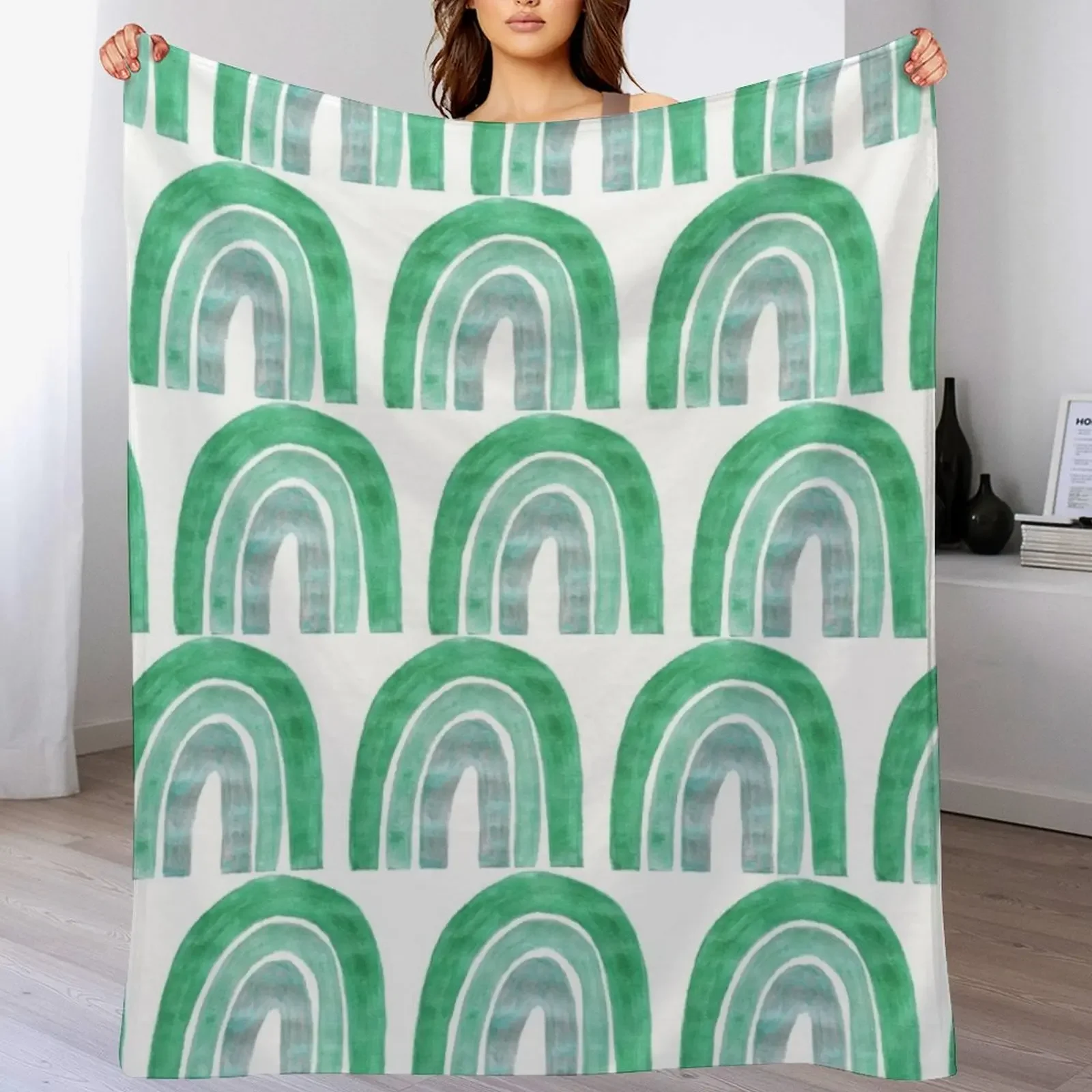 Boho Rainbow Mint Green Pattern Modern Rainbow Pattern Throw Blanket Custom decorative Warm blankets ands Blankets
Boho Rainbow Mint Green Pattern Modern Rainbow Pattern Throw Blanket Custom decorative Warm blankets ands Blankets