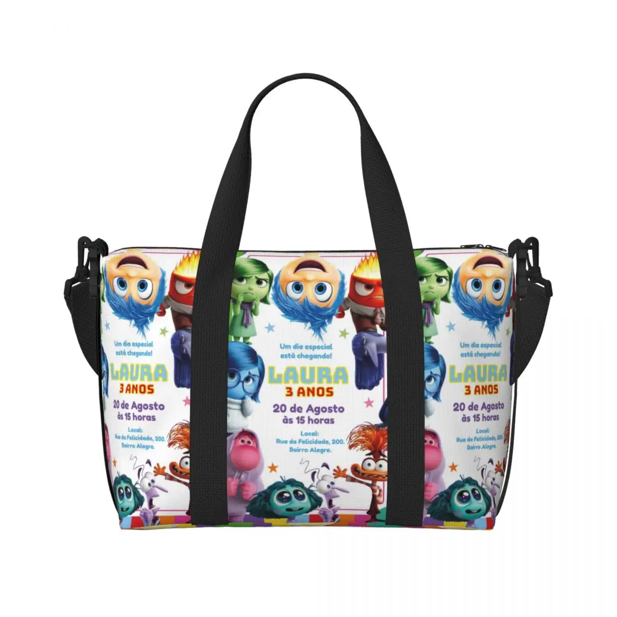 Custom Large Inside Out Mental Health Tote Bag for Women Character Shoulder Shopper Beach Gym Travel Bag
Custom Large Inside Out Mental Health Tote Bag for Women Character Shoulder Shopper Beach Gym Travel Bag