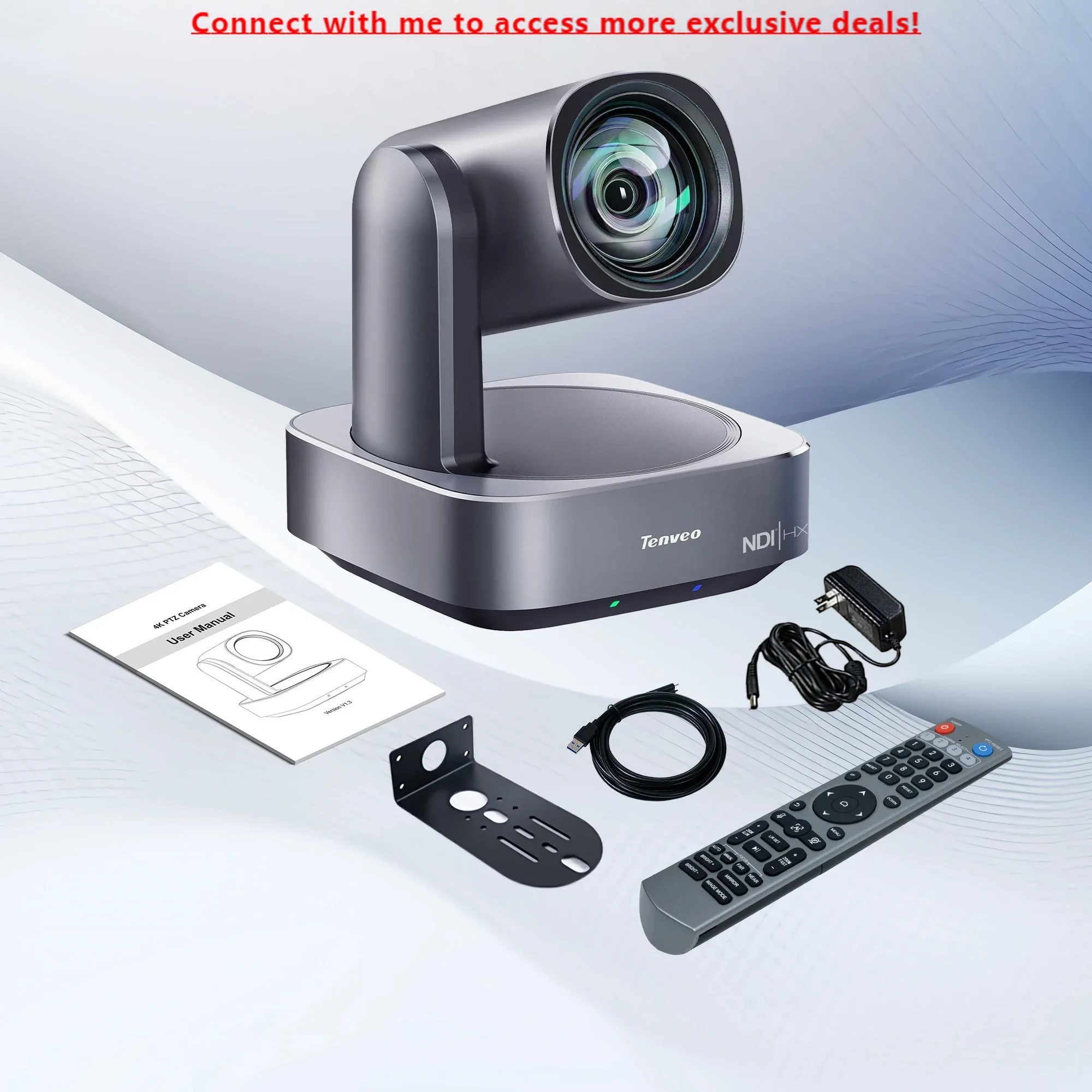 2025 Hot Sales NDI PTZ Camera 12x Optical Zoom 4k 30fps HDMI, USB3.0 C, RJ45 Conference Camera For Live Or Church
2025 Hot Sales NDI PTZ Camera 12x Optical Zoom 4k 30fps HDMI, USB3.0 C, RJ45 Conference Camera For Live Or Church