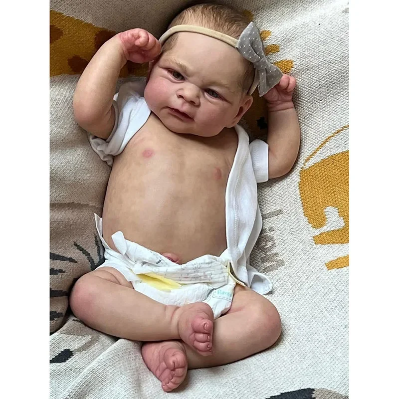 48 см реалистичная кукла для новорожденных мальчиков Elijah Awake Reborn Baby Size 3D кожа видимые вены Коллекционная художественная кукла
48 см реалистичная кукла для новорожденных мальчиков Elijah Awake Reborn Baby Size 3D кожа видимые вены Коллекционная художественная кукла