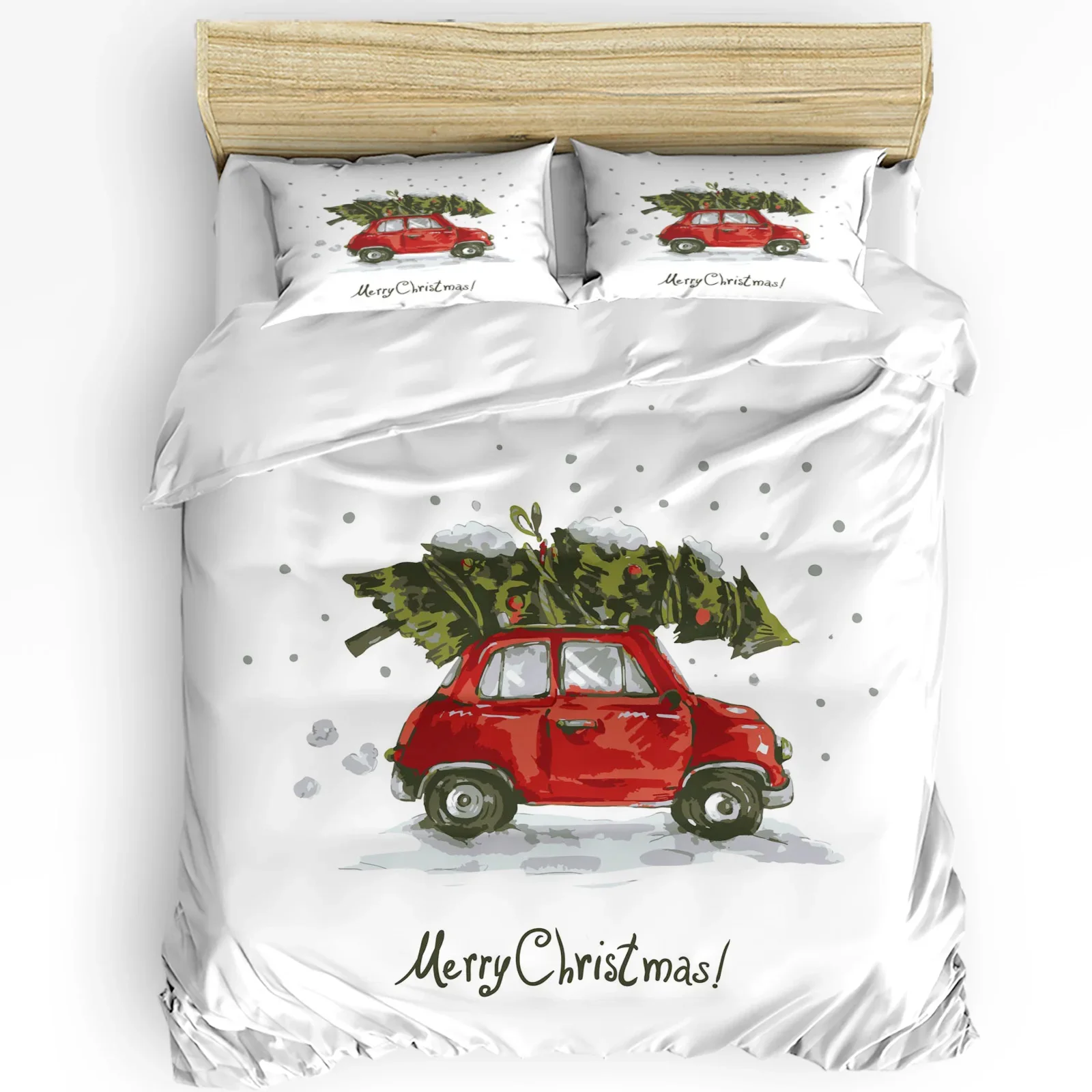 Christmas Tree Red Car Snow Art Duvet Cover Bed Bedding Set Home Textile Quilt Cover Pillowcases Bedroom Bedding Set No Sheet
Christmas Tree Red Car Snow Art Duvet Cover Bed Bedding Set Home Textile Quilt Cover Pillowcases Bedroom Bedding Set No Sheet