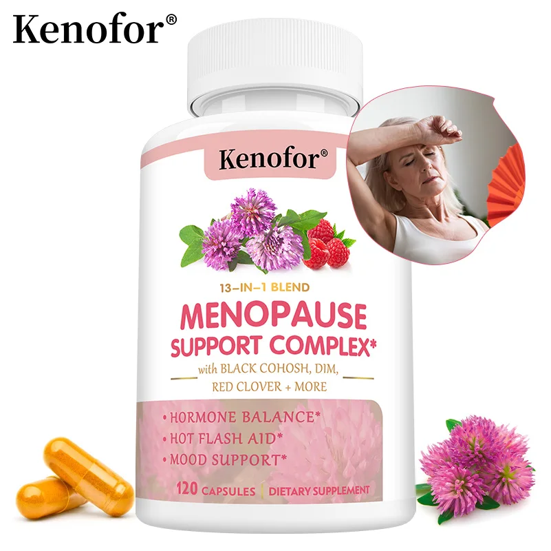Women’s Menopause Capsules - Folate, Vitamin B12, CoQ10 & Raspberry, Hormone Balance, Mood, Metabolism & Antioxidant Support
Women’s Menopause Capsules - Folate, Vitamin B12, CoQ10 & Raspberry, Hormone Balance, Mood, Metabolism & Antioxidant Support