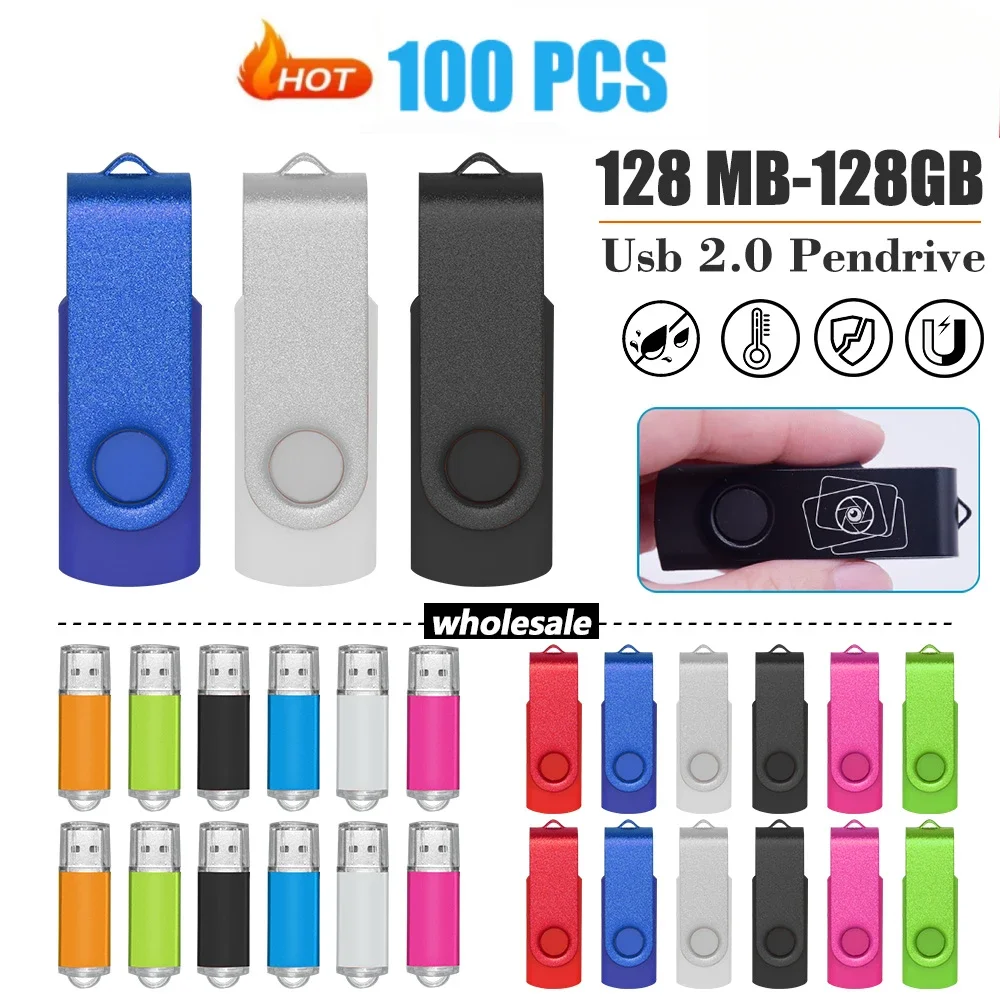 100Pcs/lot USB 2.0 Flash Drive 4GB 8GB Pen Drive 128MB Usb Sticks 1GB 2GB Pendrives 16GB Memory Flash 32GB 64GB U Disk Free Logo
100Pcs/lot USB 2.0 Flash Drive 4GB 8GB Pen Drive 128MB Usb Sticks 1GB 2GB Pendrives 16GB Memory Flash 32GB 64GB U Disk Free Logo
