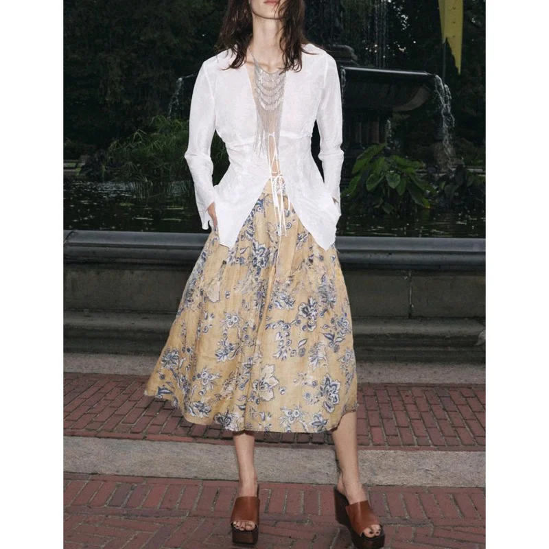 Autumn New Arrival Women's Mid-Waist Slim A-Line Printed f Skirt Casual Polyester Fiber Bifold ket Loose Fit Skirt
Autumn New Arrival Women's Mid-Waist Slim A-Line Printed f Skirt Casual Polyester Fiber Bifold ket Loose Fit Skirt