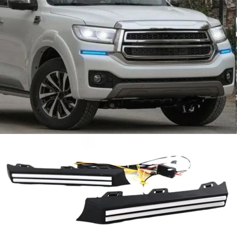 Для GWM Poer Коммерческая версия 2023 2024 Автомобильные светодиодные дневные ходовые огни Передние противотуманные фары DRL Желтый динамический указатель поворота Ночной синий
Для GWM Poer Коммерческая версия 2023 2024 Автомобильные светодиодные дневные ходовые огни Передние противотуманные фары DRL Желтый динамический указатель поворота Ночной синий