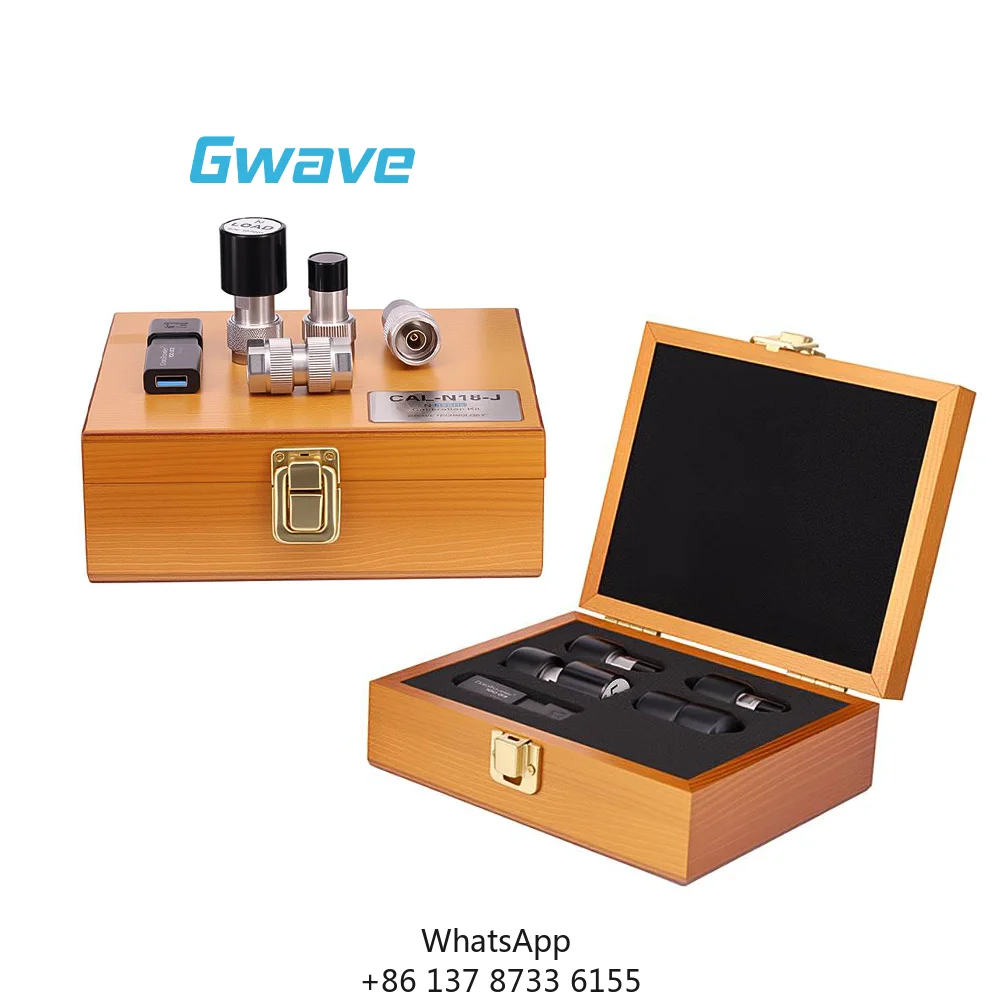 Gwave CAL-N18-J High Frequency N Male Open Short Load Adapter 50 Ohm Brass & Stainless Steel Calibration Kit DC 18 GHz For VNA
Gwave CAL-N18-J High Frequency N Male Open Short Load Adapter 50 Ohm Brass & Stainless Steel Calibration Kit DC 18 GHz For VNA