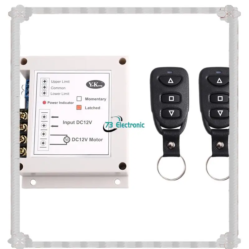 24-часовая доставка, беспроводной контроллер двигателя, DC12V, 40A, 400 Вт, пульт дистанционного управления для гаражных ворот, штор, рольставней и многого другого
24-часовая доставка, беспроводной контроллер двигателя, DC12V, 40A, 400 Вт, пульт дистанционного управления для гаражных ворот, штор, рольставней и многого другого