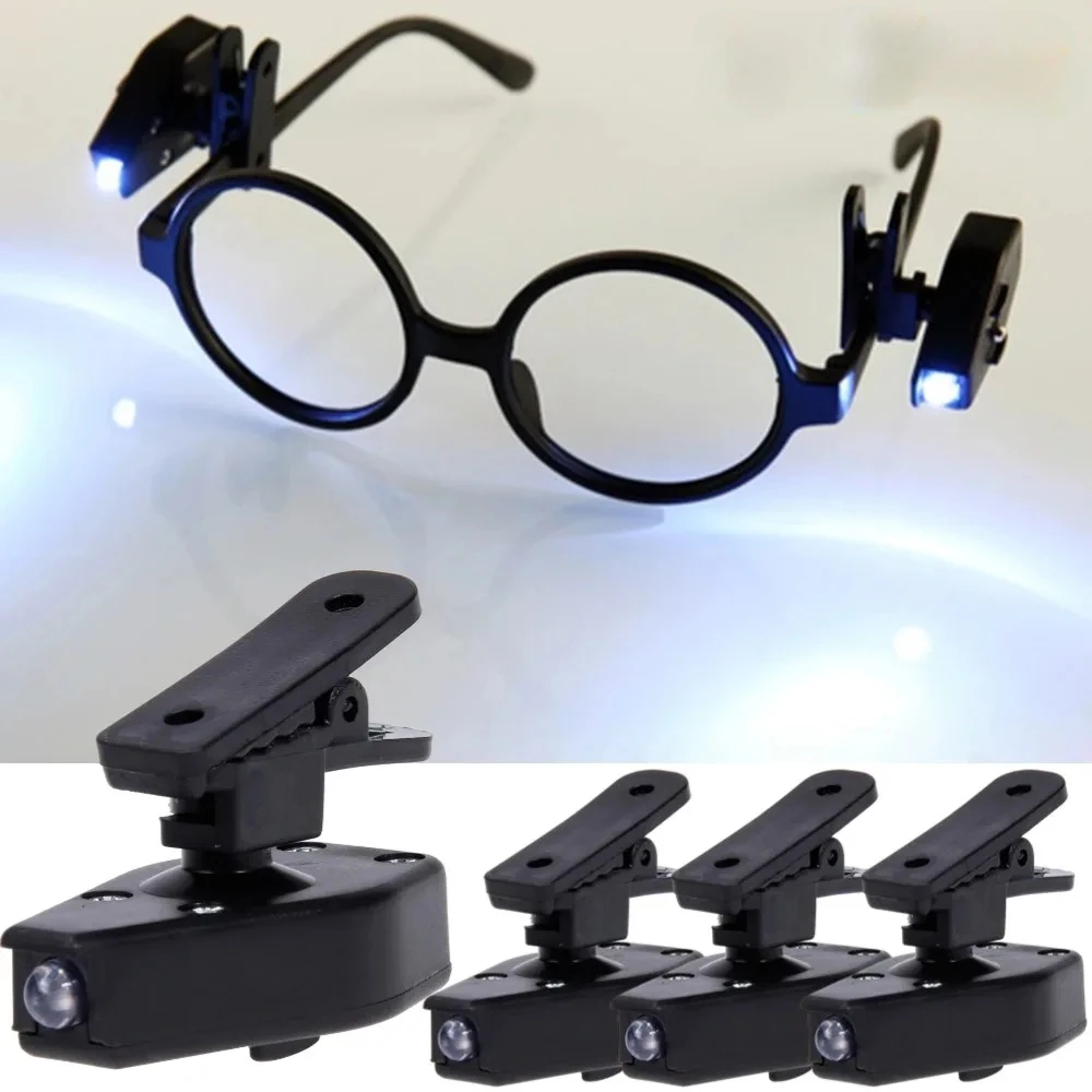1.2.4Pcs Flashlight Glasses Reading Lamp Eyeglass Clip Lantern Adjustable Universal Eyeglasses Lamp Flexible Book Reading Lights
1.2.4Pcs Flashlight Glasses Reading Lamp Eyeglass Clip Lantern Adjustable Universal Eyeglasses Lamp Flexible Book Reading Lights