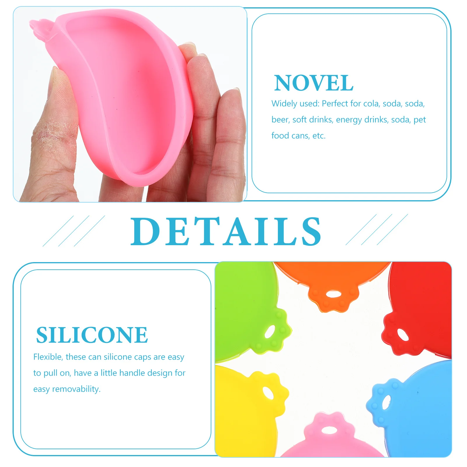 6pcs Silicone Can Lids Reusable Leak-Proof Caps For Soda Beer Beverage Pet Food Cans Flexible Stretch Covers Drink Can
6pcs Silicone Can Lids Reusable Leak-Proof Caps For Soda Beer Beverage Pet Food Cans Flexible Stretch Covers Drink Can