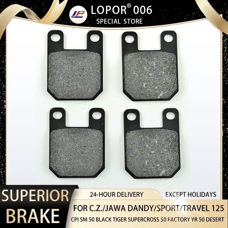 LOPOR Motorcycle Brake Pads Front&Rear For CPI SM 50 Black Tiger 2008-2009 Supercross 50 2003-2009 FACTORY YR 50 Desert 02-03
LOPOR Motorcycle Brake Pads Front&Rear For CPI SM 50 Black Tiger 2008-2009 Supercross 50 2003-2009 FACTORY YR 50 Desert 02-03